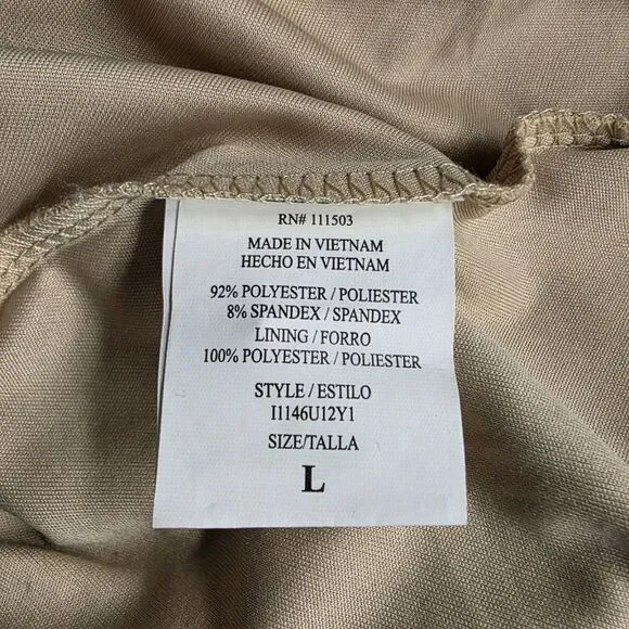 Lily Rose Geometric Black Lace Special Occasion Dress Size Large - Picture 11 of 11